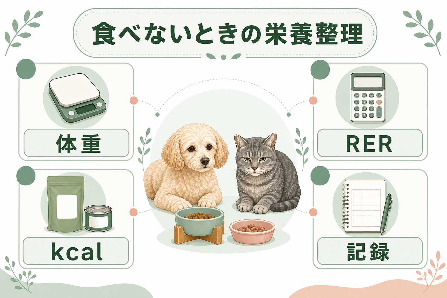 食べない老犬・老猫にできる栄養設計と受診前の記録の記事サムネイル